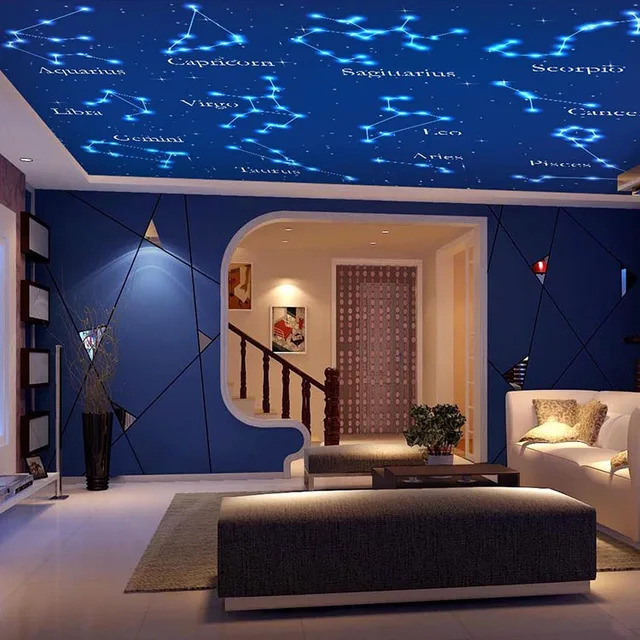 Beibehang Custom Large Mural Wallpaper Villa Ceiling Living Room Beibehang Custom Large Mural Wallpaper
