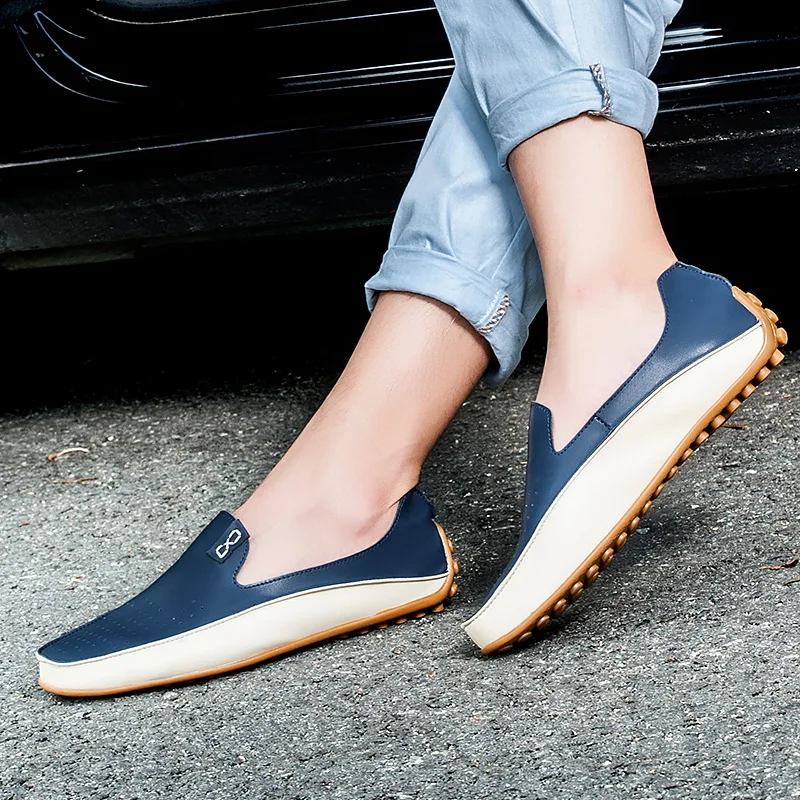 

Casual Shoes Men 2019 Fashion off White Shoes Brand Men's Driving Loafer Shoes Ventilate Sport Outdoor Shoes Big Plus Size