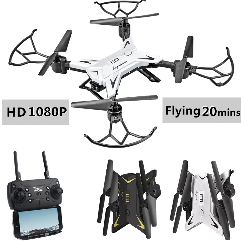 

HD Drone 1080P RC Helicopter Camera Long time Auto Return FPV Wifi Quadcopter Altitude Hold Christmas Gift New Year KY601S Boys