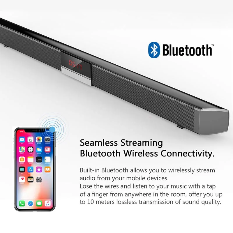 XGODY Саундбар ТВ домашний кинотеатр Bluetooth динамик и гостиная цифровая аудио
