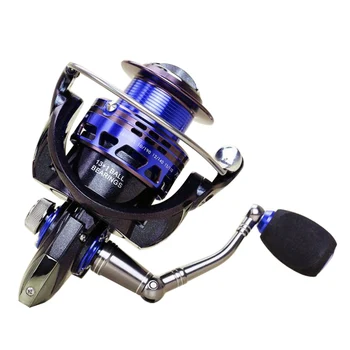 

New AS2000-7000 5.2:1 13+1BB discolour Metal Spinning Fishing Reel Carp Bass Sea Fishing Reel Fishing Tackle