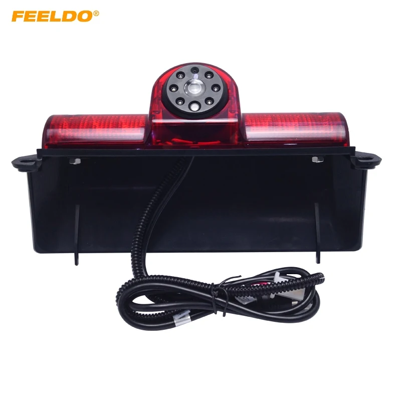 FEELDO Car LED Brake Light IR Rear View Reversing/Parking Camera For GM Express Chevy Savana cargo VAN#5373 | Автомобили и