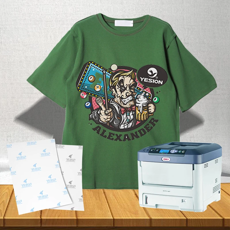oki-C711WT-T-shirt-Dark-Transfer-Paper