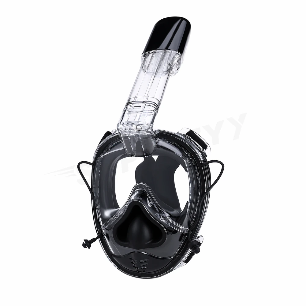 Мягкая маска для дайвинга в носу, новинка года, обновленная маска для подводного плавания с полным лицом, цельная противозапотевающая маска для детей и взрослых - Цвет: Color 1 one size