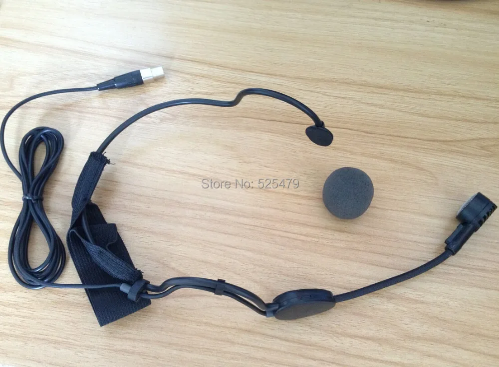 Professional Dynamic Headset Microphone for Wireless MIC. System, Wired