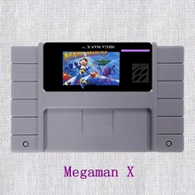 Megaman x 16 бит NTSC большой серый карточная игра для США Версия игры игрок