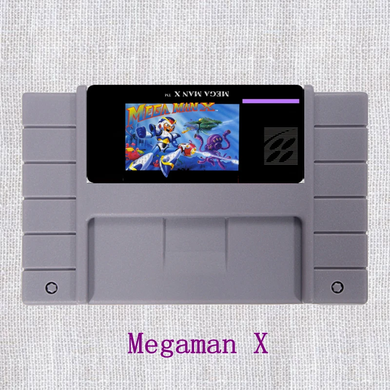 

Megaman X 16 Bit NTSC Big Gray Game Card For USA Version Game Player