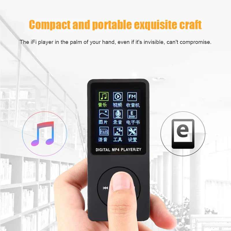 Мини mp3-плеер 1.8in TFT экран HIFI легкий портативный кинопроигрыватель NK-Shopping