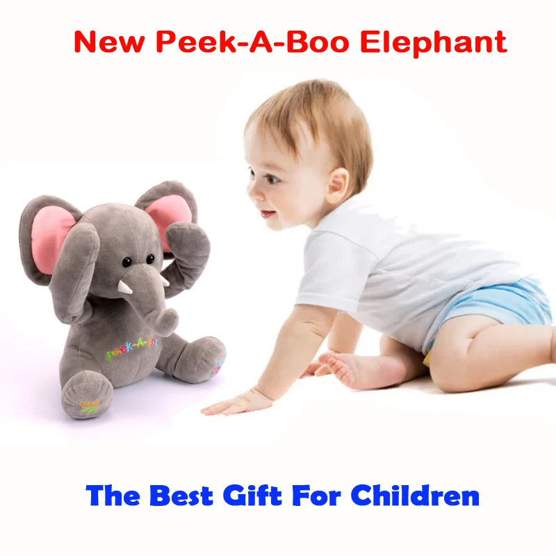 singing elephant baby toy