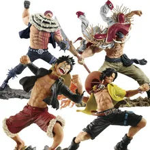 One Piece 20th Anniversary Luffy Ace Action Figure 1/8 scale painted figure SC White Beard Katakuri PVC figure Toys Brinquedos 21cm undead warlock action figure 1 8 scale painted figure windrunner doll pvc acgn figure garage kit toys brinquedos anime