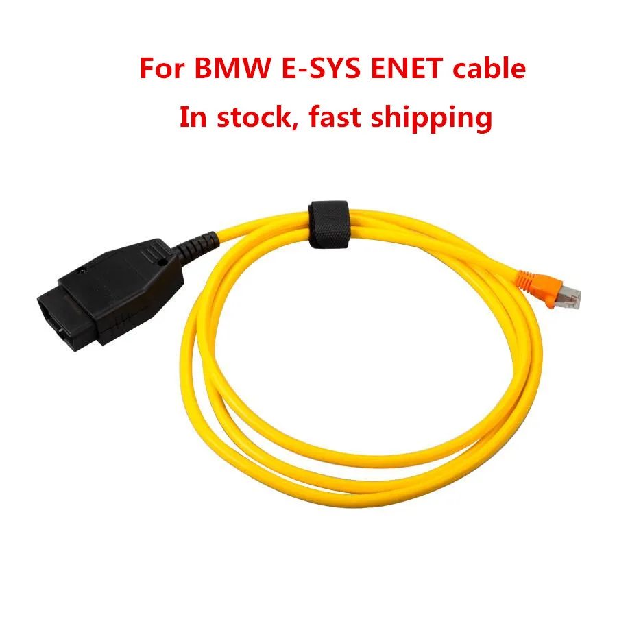 Newest For BMW F Series ENET Ethernet to OBD Interface Cable E SYS ICOM ...