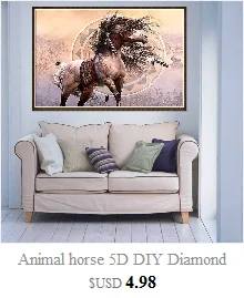 Новая полная Алмазная Вышивка Цветы собака рукоделие вышивка крестиком Сделай Сам Алмазная картина животные лошадь картина Стразы