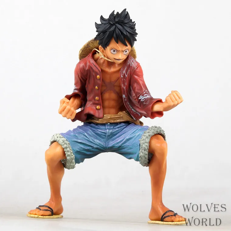 Аниме Фигура одна штука 18 см король художника Обезьяна D. Luffy цветная версия ПВХ