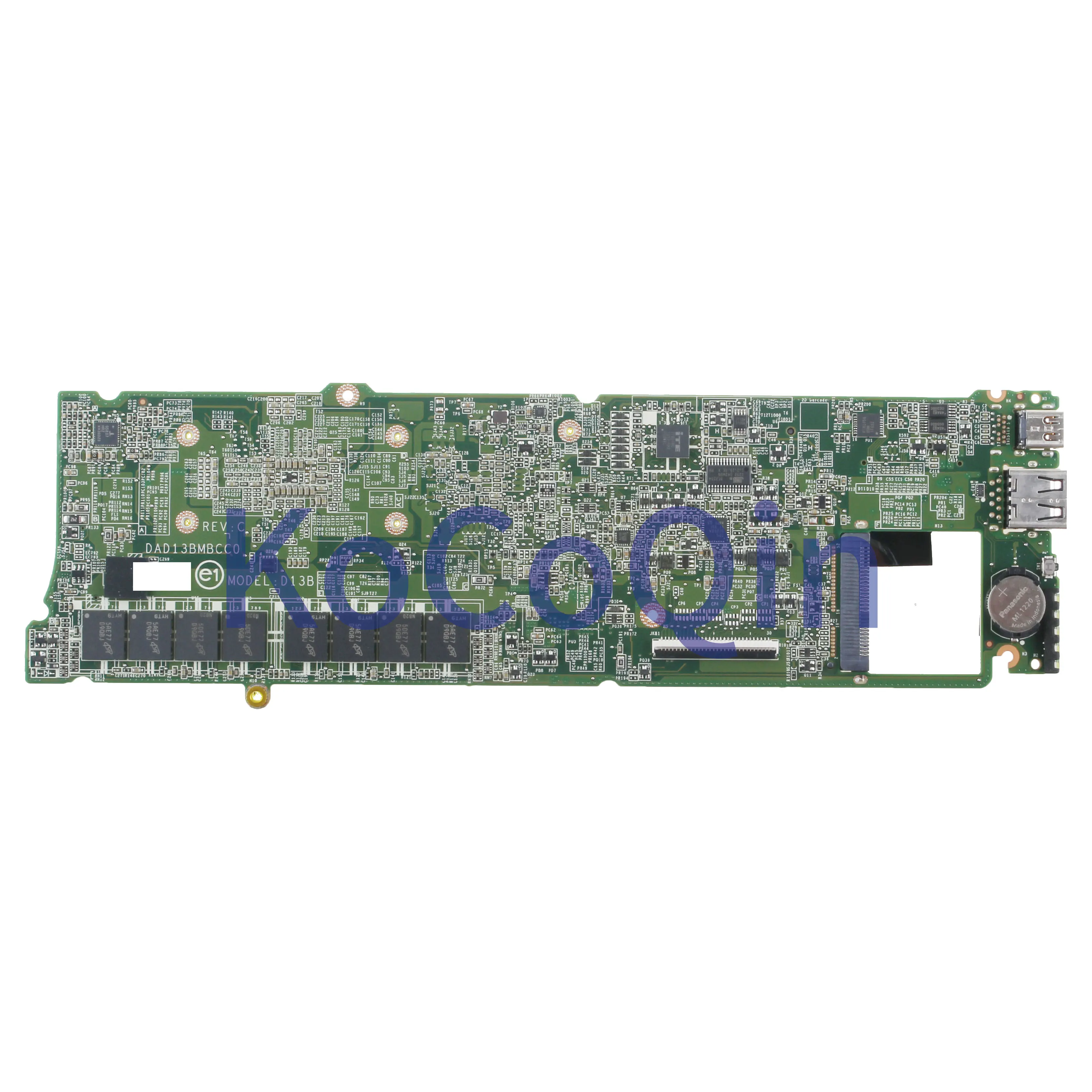 low cost  KoCoQin Laptop motherboard For DELL XPS 13 L322X Core I7-3687U 8GB Mainboard DAD13BMBCC0 CN-0YKPCP 
