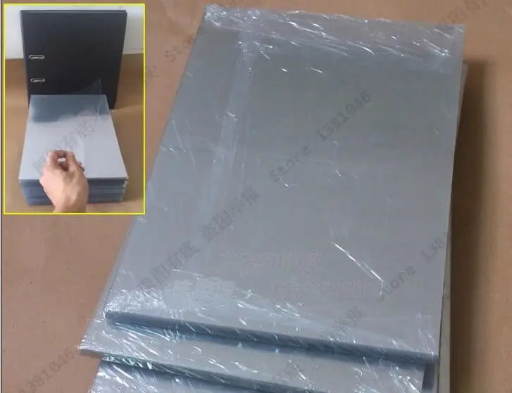 PVC Binding Cover Acetate Sheets Book Binding Supplies Plastic Sheet Plastic Book Cover PVC Binder Pockets Quantity 10/20/50 Choose