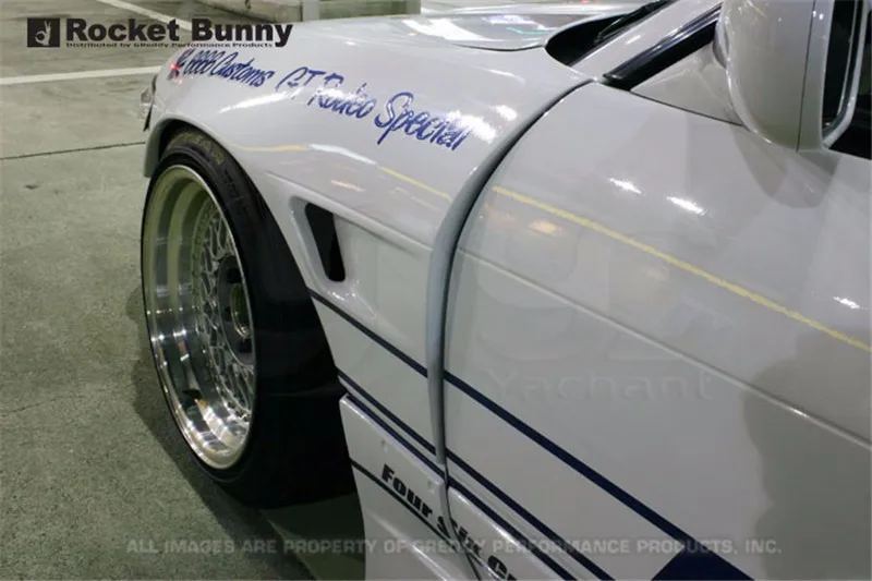 1989-1994 Nissan S13 Silvia PS13 Rocket Bunny V1 Style Body kit FRP (10)