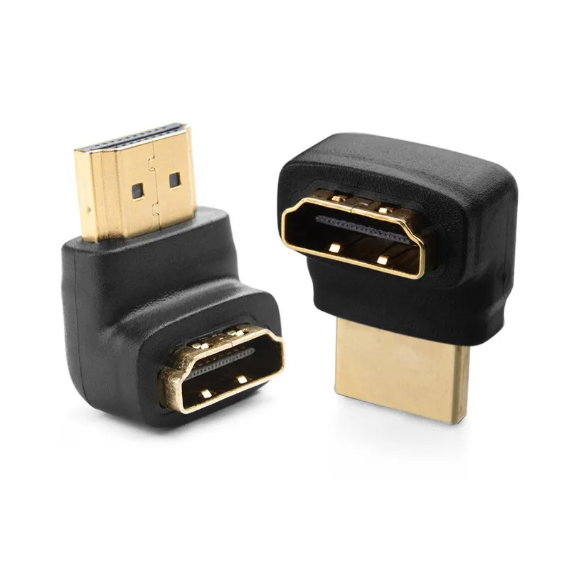 

270 Degree HDMI Adapter Male to Female Connectors 90 Degree HDMI Converters Adapter Support Audio Return Channel Converter