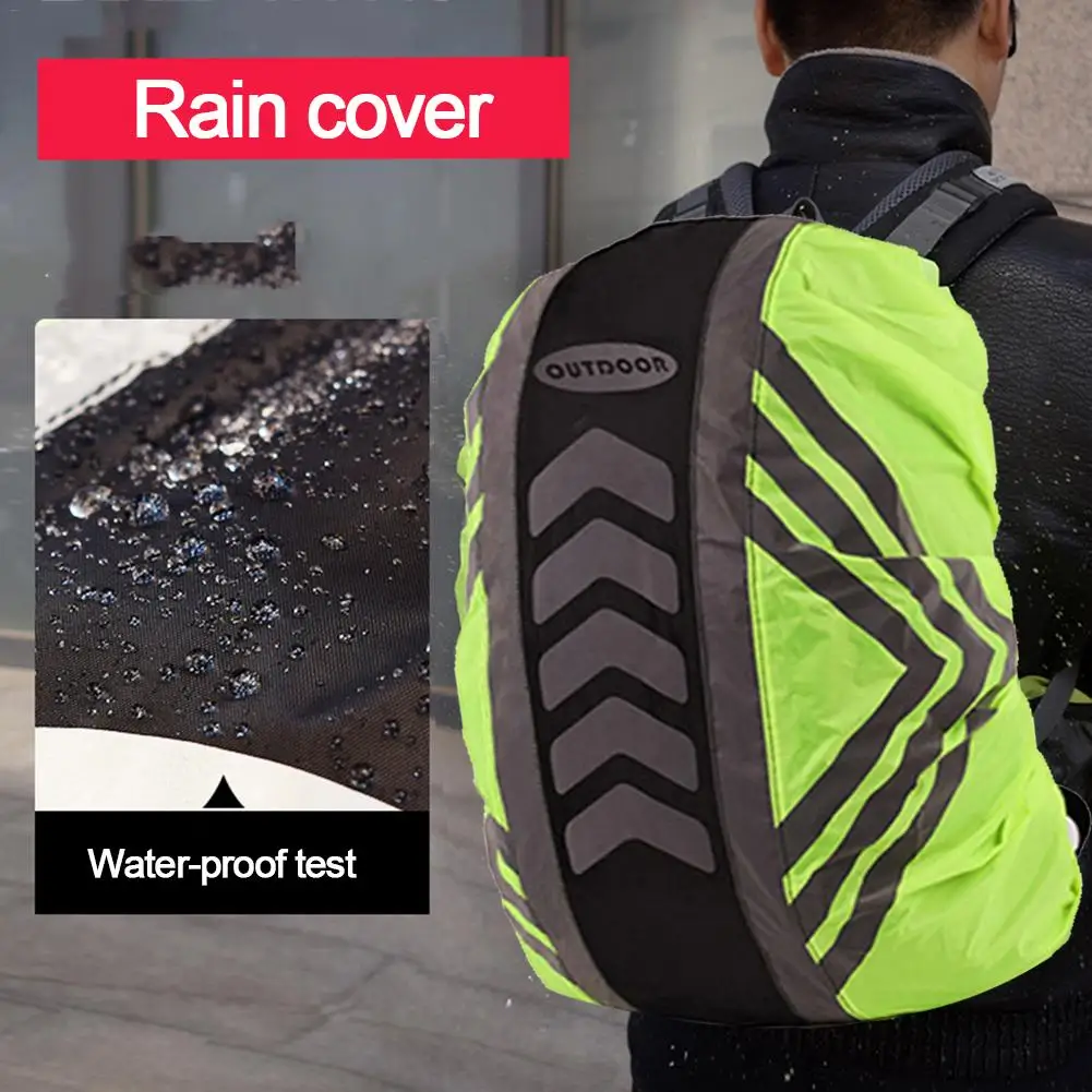 

Outdoor Reflective Backpack Cover Waterproof Rainproof Protective Cover For Cycling Running
