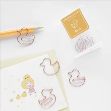 8 шт/лот милые металлические закладки в виде животных планировщик бумажный зажим материал Эсколар закладки для книг канцелярские принадлежности Школьные принадлежности