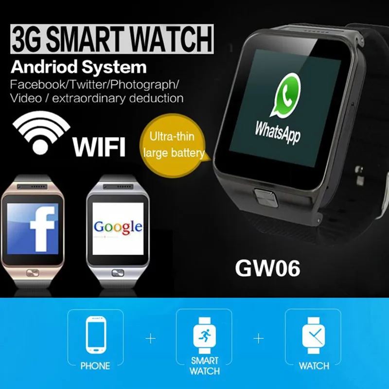Сенсорный экран Умные часы с Bluetooth на андроиде GW06 Смарт монитором сердечного