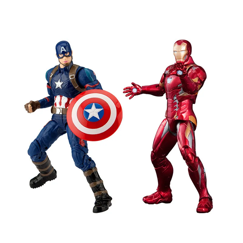 Коллекционная игрушка из ПВХ с изображением Капитана Америки|figures collectibles|pvc action