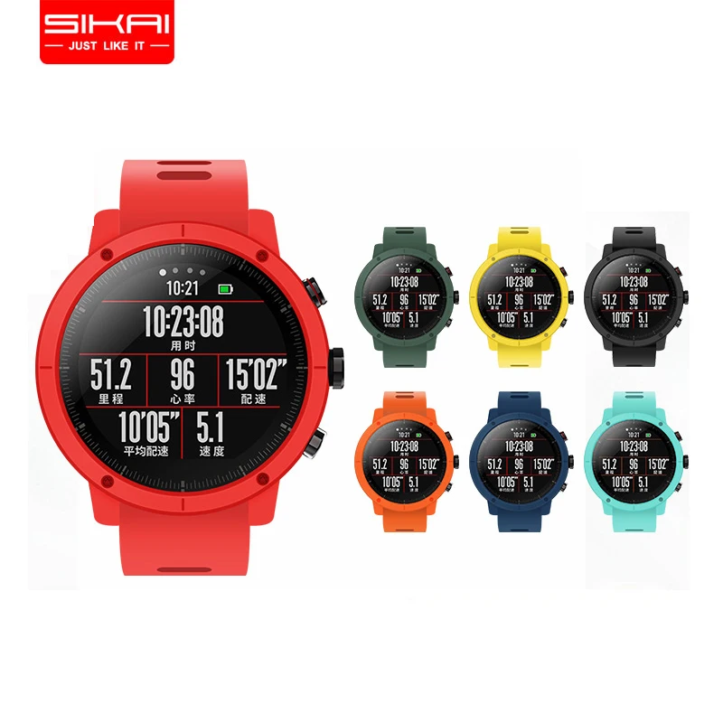 SIKAI Watch PC защитный чехол для Huami Amazfit Stratos 2 Аксессуары часов ПК Xiaomi huami 2/2S браслет