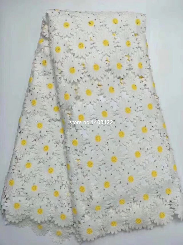 New Design African Lace Fabrics High Quality Guipure Fabric For Party Dress. Nigerian With Stone SH4091 | Дом и сад