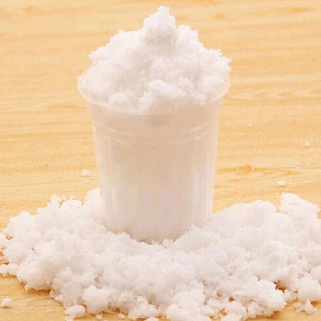 10pcs Acrylic Fashion Christmas Fake Magic Instant Artificial Snow Scene Play Frozen