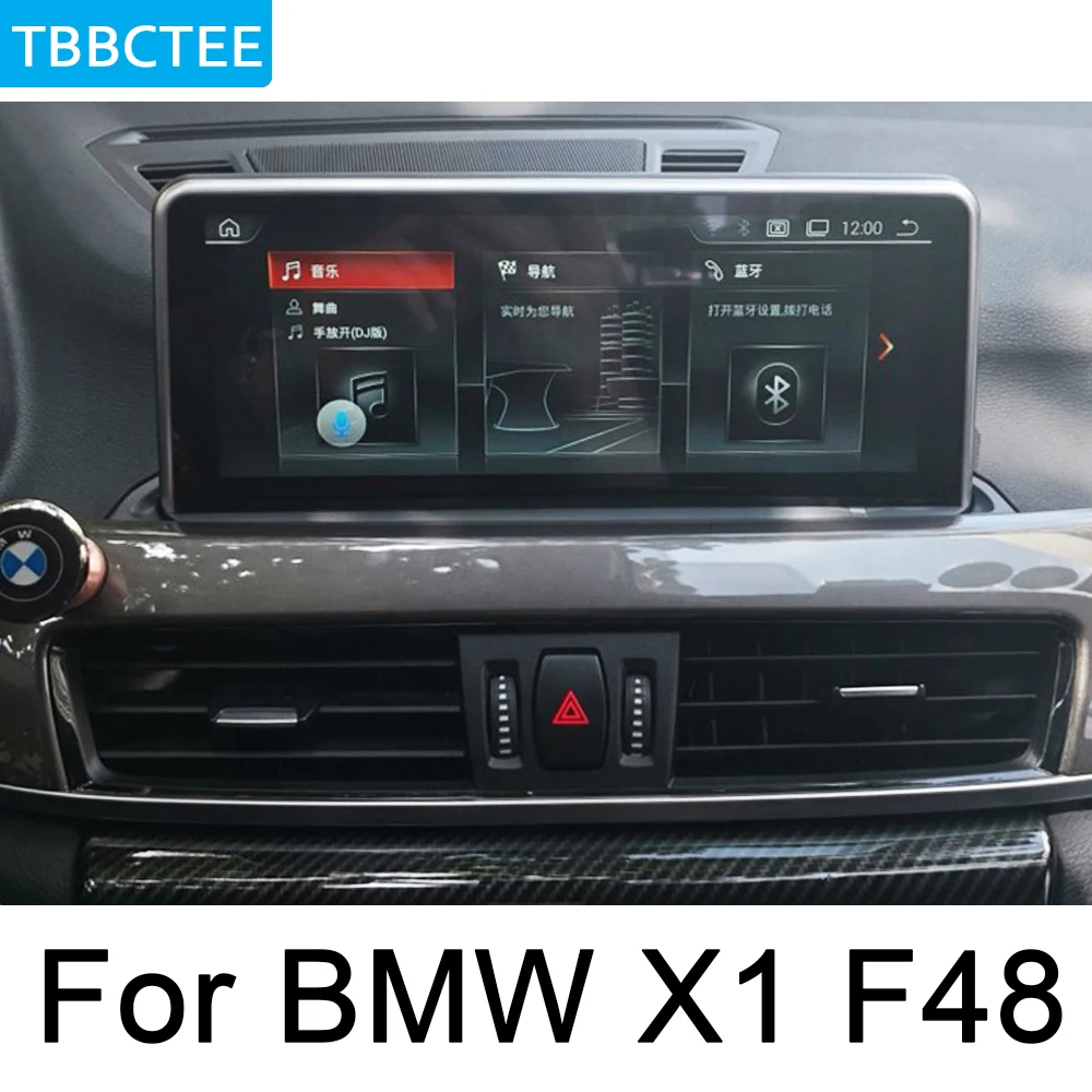 Для BMW X1 F48 автомобиль EVO Android мультимедийный плеер HD экран сенсорный дисплей gps-навигация, радио, стерео аудио головное устройство