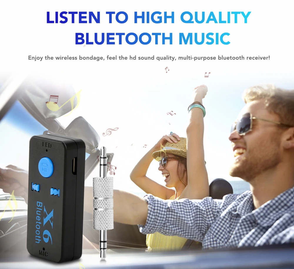 Универсальный аудио беспроводной Bluetooth приемник для volkswagen bmw e46 e90 peugeot 206 307 mercedes audi a3 сиденье Ibiza Leon fiat 5