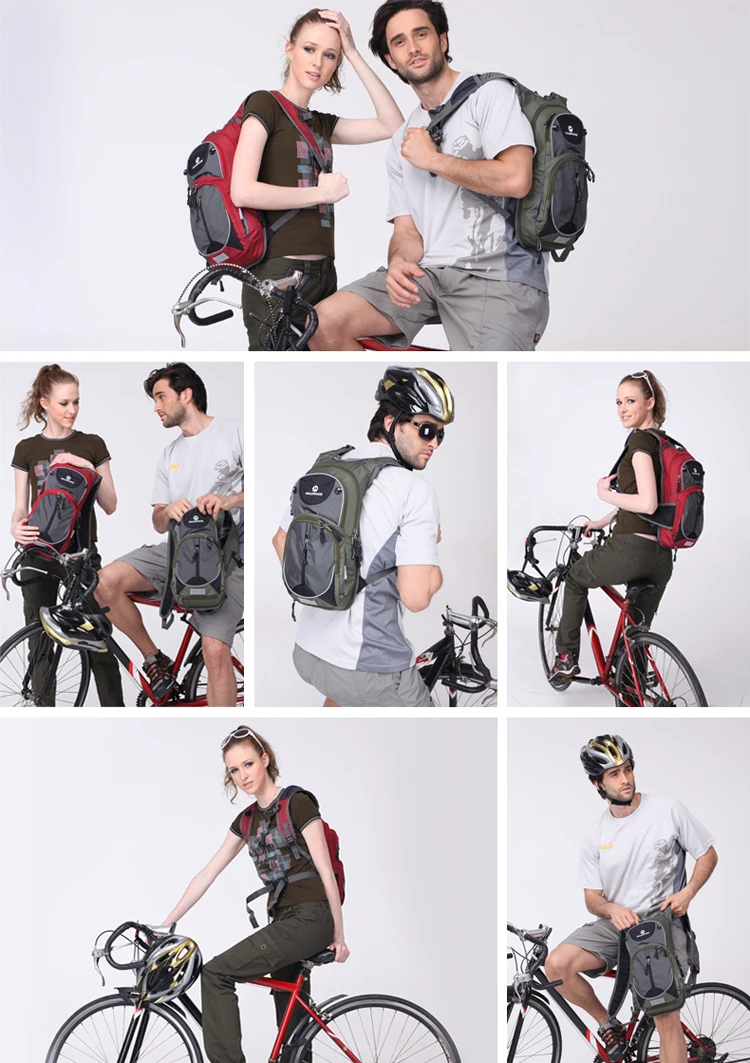 をmaleroads職業乗馬バックパック自転車リュックサックと2L水袋tpu膀胱 