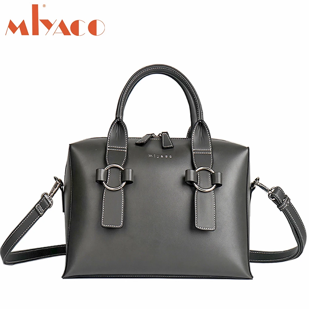 MIYACO новая сумочка сумки для женщин Мода бстон сумка бренд леди ведро Crossbody кольцо