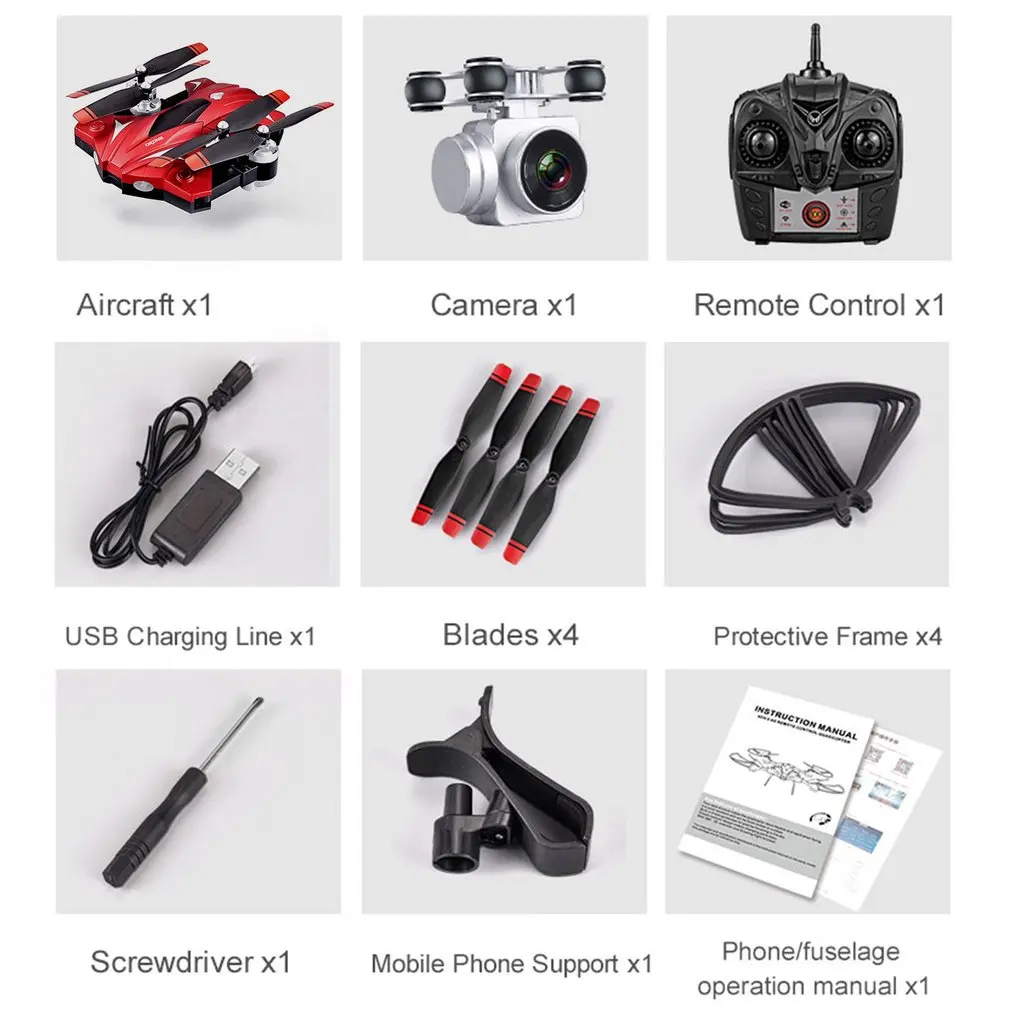 

S13 Full RC Drone with 1080P HD Camera 4 Channel 6 Axes Long Endurance Remote Control Quadcopter Drone Positioning Aircraft toys