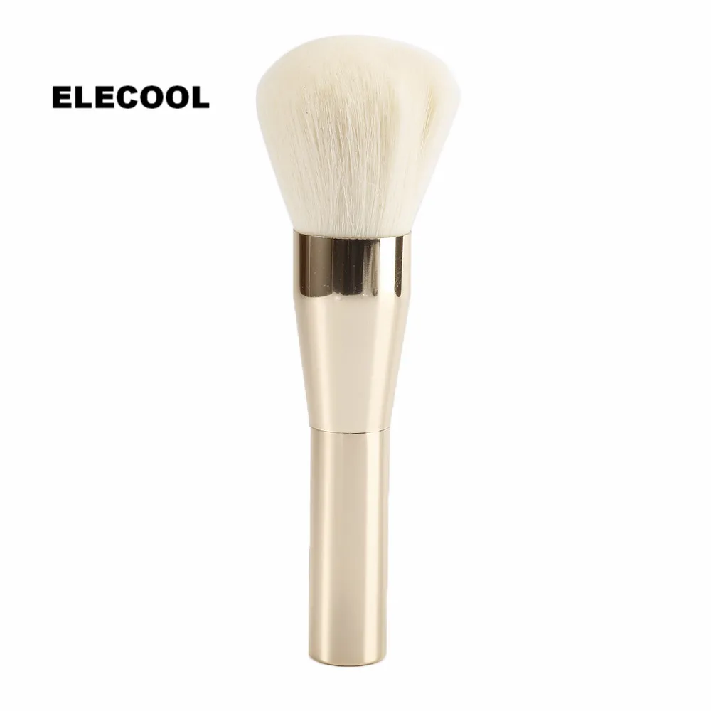 

ELECOOL Gold Loose Powder Makeup Brushes Liquid Foundation Contour Powder Blush Make up Brushes Cosmetic Makeup Tool