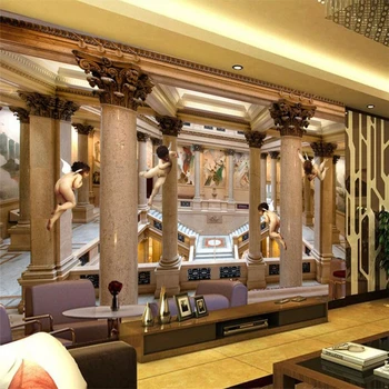 

beibehang Wallpaper Mural Custom Living Room Bedroom European 3D Angel Stairs Paradise Wallpaper Wall Home Decor