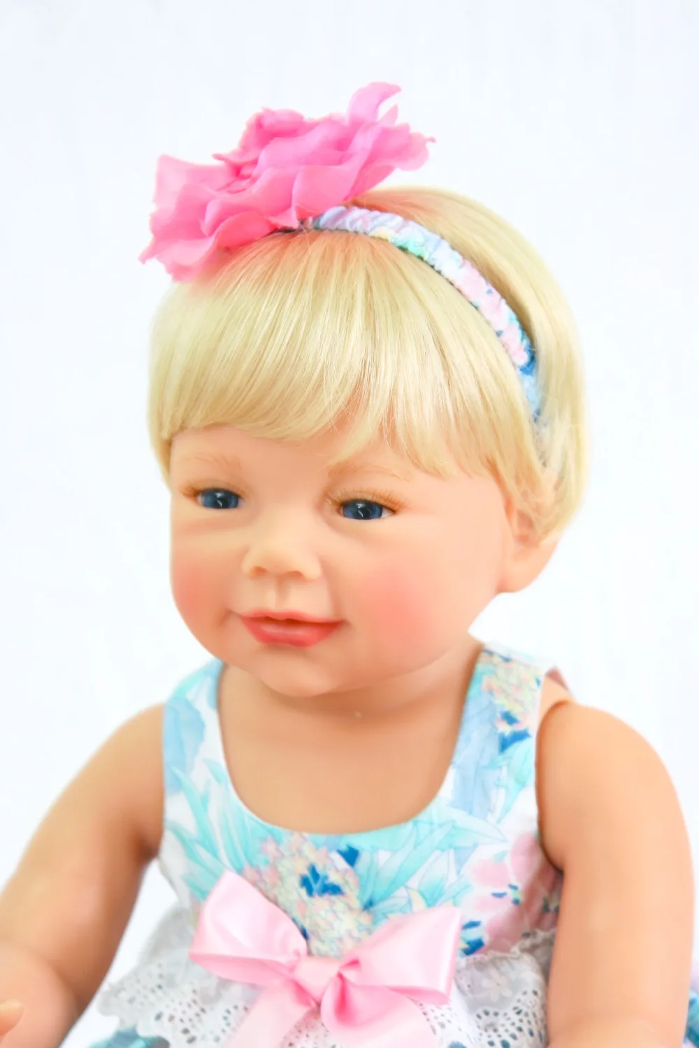 56 см для новорожденных, для девочек кукла полный силиконовый винил тело реалистичные Bebes Reborn Bonecas детский подарок на день рождения