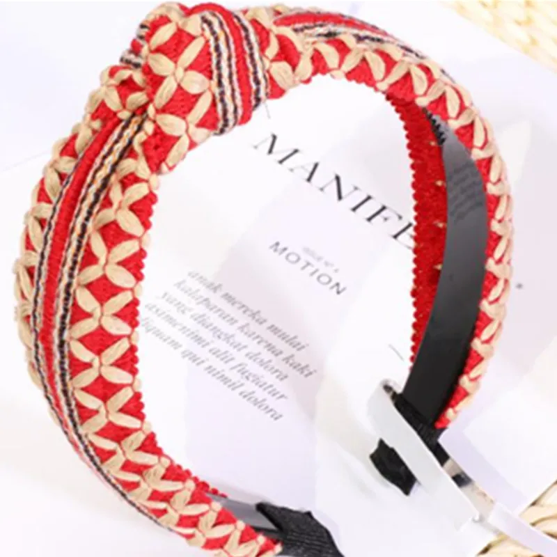 

Braided Headband for Women Hair Accessories Weave Hairband Elegant Ladies Headband Adults Turban Headband Toothed Girl Headband