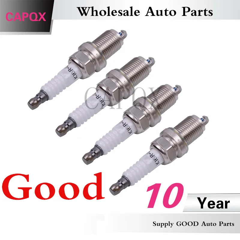 

CAPQX 4PCS Spark Plug Iridium 90919-01176 K16R-U For YARIS, ECHO, VIOS, COROLLA, PREVIA, HILUX, 4RUNNER, LAND CRUISER, PRADO