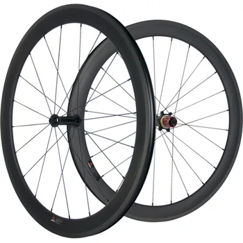 

700C Racing Bicycle Carbon Wheels 50mm Carbon Road Bike Wheelset Clincher UD cadre carbone Wheel Chosen Four-bearing Hub