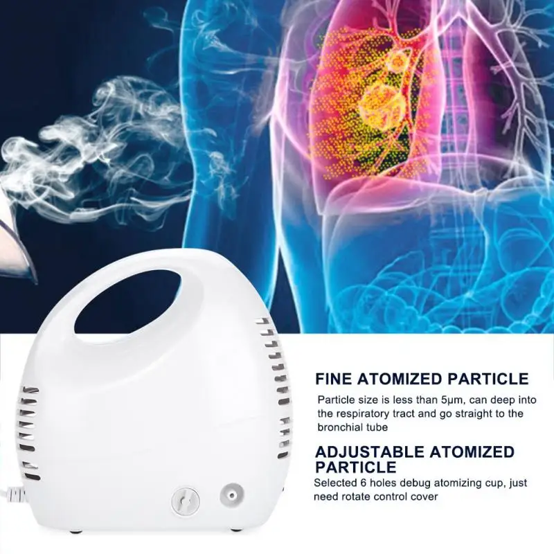 Portable Face Spray Steamer Ultrasonic Nebulizer Atomizer Beauty Instrument Compressor Nebulizer Kit Skin Care Tools EU Plug