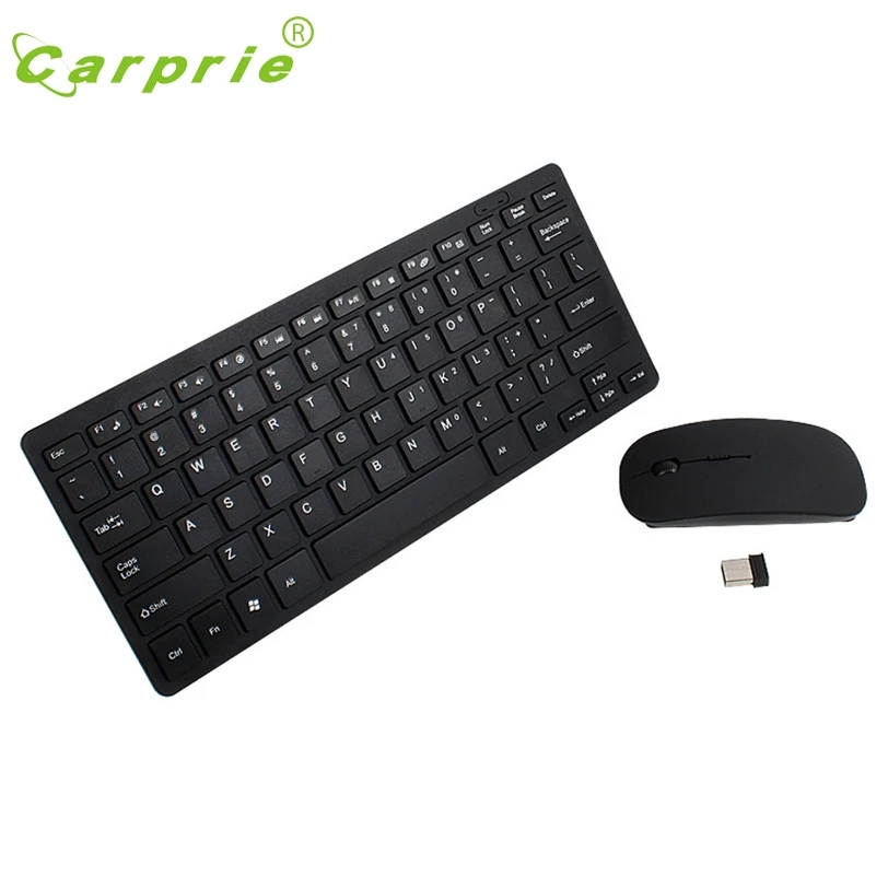 

CARPRIE Ultimate Wireless 2.4GHz Mini Keyboard and Mouse Combo Set for Laptop iMac Macbo Mar3 MotherLander