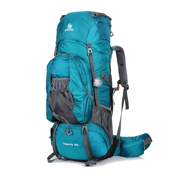 

80L Large Outdoor Backpack Climbing Backpacks Hiking Big Capacity Rucksacks Sport Bag Travel Bag Mountain Men Waterproof Bags