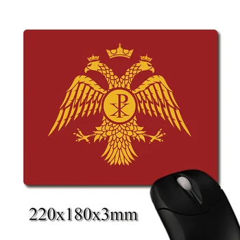 

Byzantine Empire Double-Headed Eagle Logo Printed Heavy Weaving Anti-Slip Rubber Pad Office Mouse Pads Coaster Party Favor Gifts