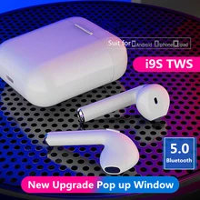 Новое обновление i9s TWS Bluetooth наушники 5,0 вкладыши мини беспроводные гарнитуры бас стерео наушники для iPhone Android Xiaomi PK I11