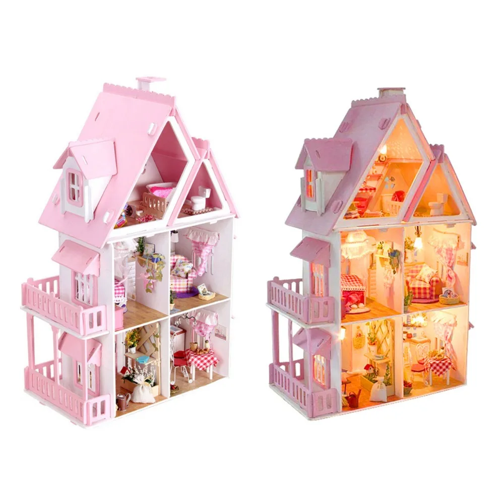 American Girl Large Wooden Kids Doll House Kit Girls Play