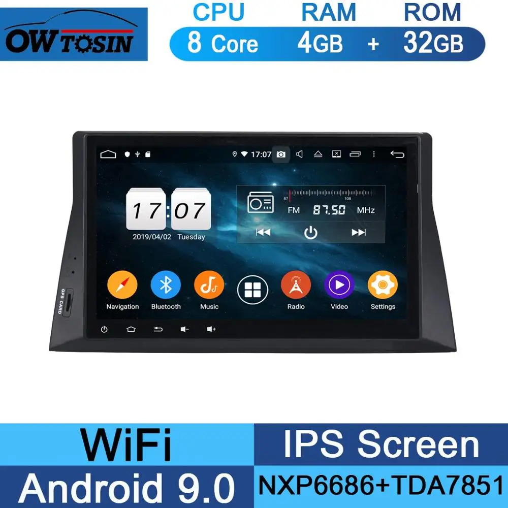 10," ips 8 Core 4G+ 64G Android 9,0 Автомобильный DVD плеер для Honda Accord 8 2008 2009 2010 2011 2012 2013 gps компактное минирадио CarPlay попугай - Цвет: 32G