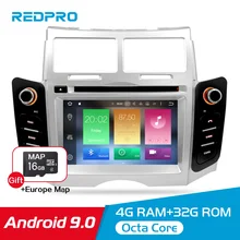 4G RAM+32G ROM 7''Android 9.0 Car DVD Radio GPS Multimedia Player For Toyota YARIS 2005-2011 Auto Audio Video Stereo Navigation 4G RAM+32G ROM 7''Android 9.0 Car DVD Radio GPS Multimedia Player For Toyota YARIS 2005-2011 Auto Audio Video Stereo Navigation
