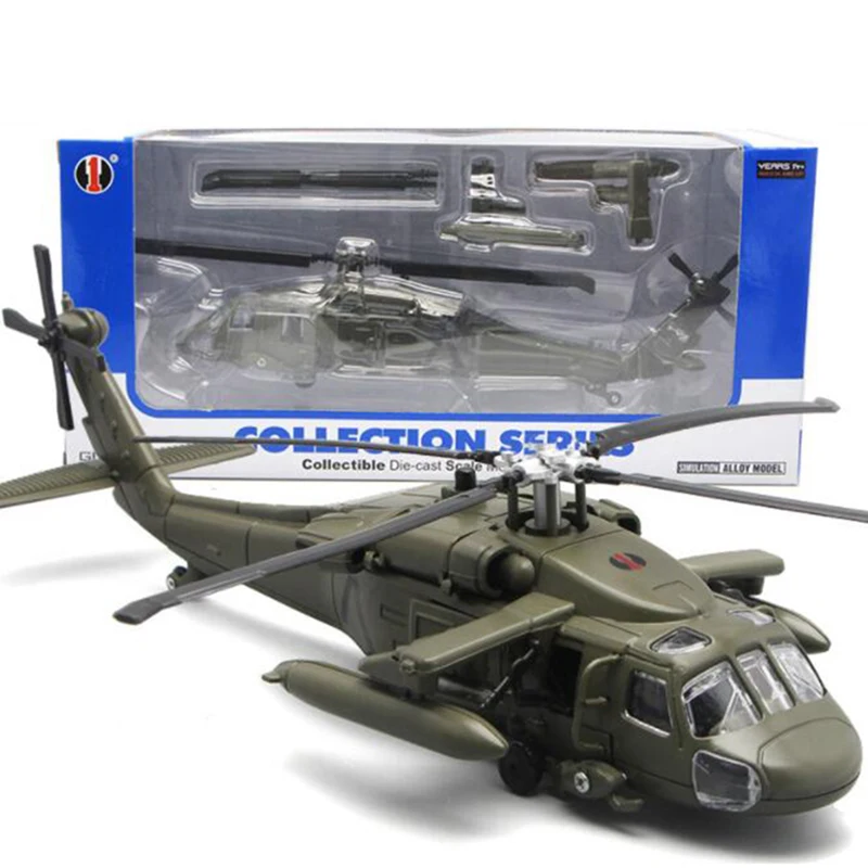  29CM 1/72 Scale Black Hawk Helicopter Military Model Army Fighter Aircraft Airplane Models Adult Ch