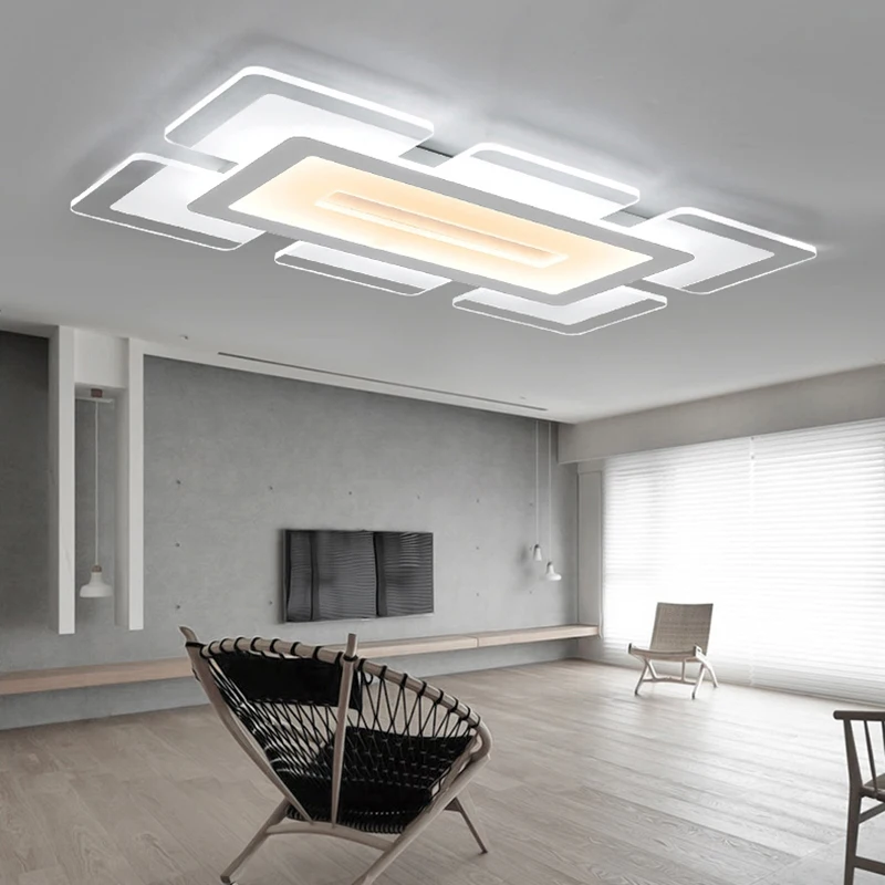 

Ultrathin Remote control Modern ceiling lights for living room Bedroom hallway home ceiling lamp acrylic body LED ceiling Lamp