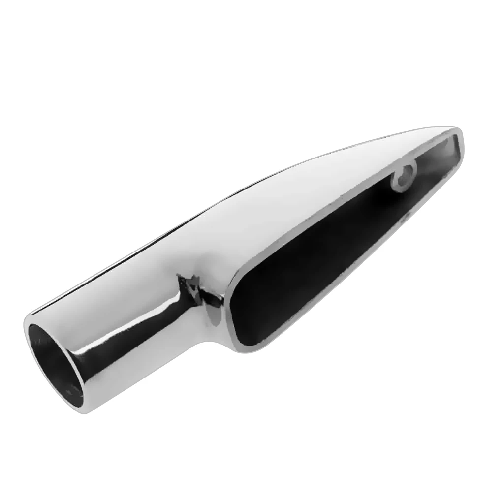 316 Stainless Steel 22mm Outer Diameter Rail End for Marine Boat Handrail